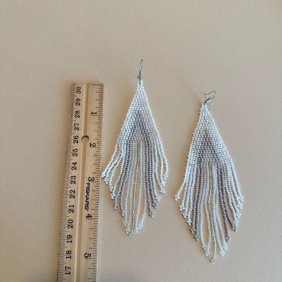 Tassel drop earrings M951 - Picture 5 of 5